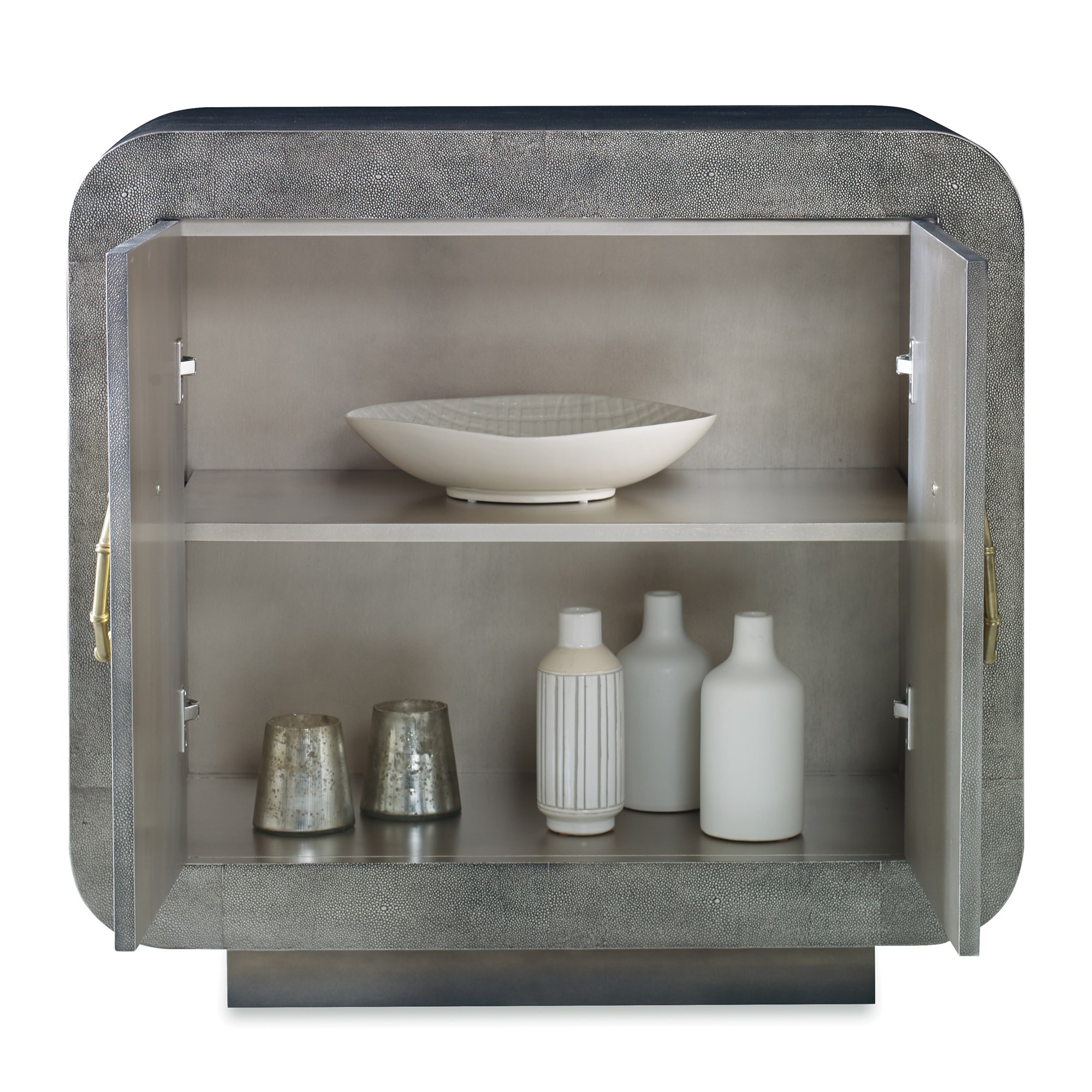 Шкафы 12591-820-028 Shagreen Two Door Cabinet - Venetian Ambella  - Вид №5