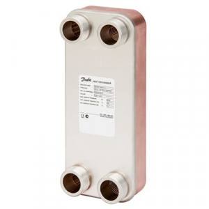 Danfoss Паяный пластинчатый теплообменник одноходовой серии XB12 XB 12M-1-40 PN25 паяный ТО G1 004H7679