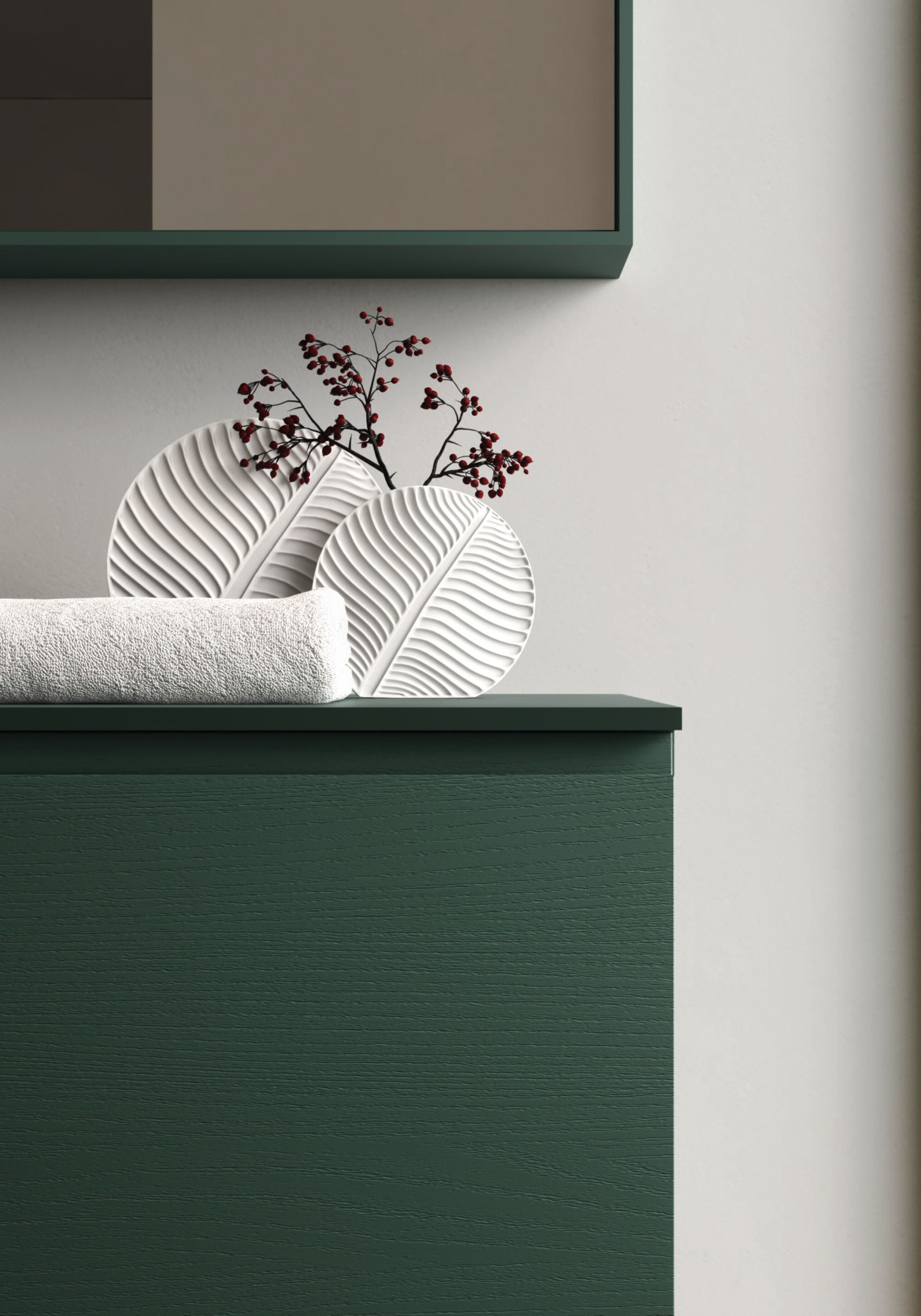 Подвесной туалетный столик с зеркалом Ideagroup Seventy Form ARCH-00043718 - Вид №3