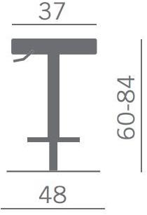 Kastel Табурет с газлифтом с подставкой для ног Kensho sun-id-1362664 - Вид №1