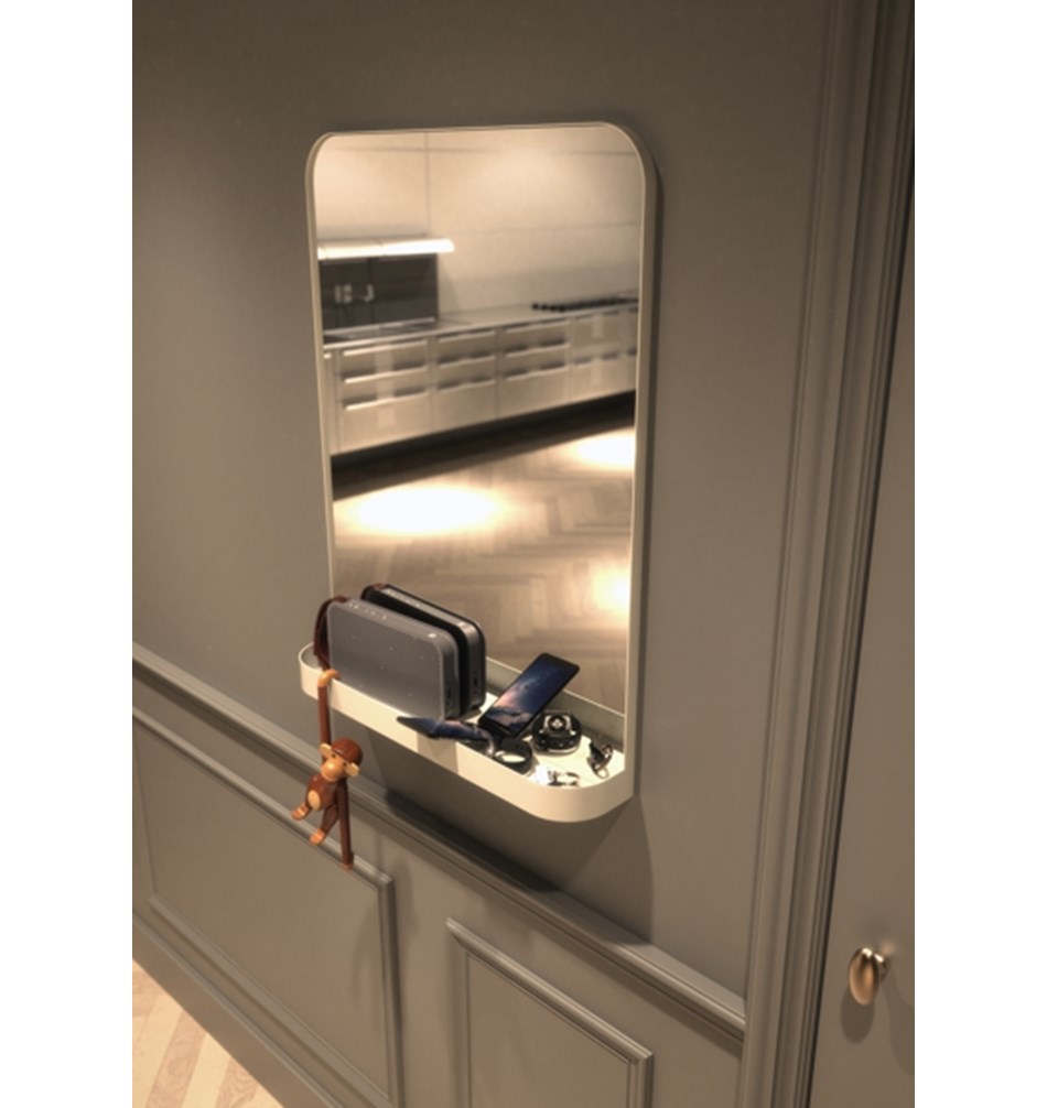 FROST Зеркало TB600, 80x60cm » белое   TB600-W  - Вид №1