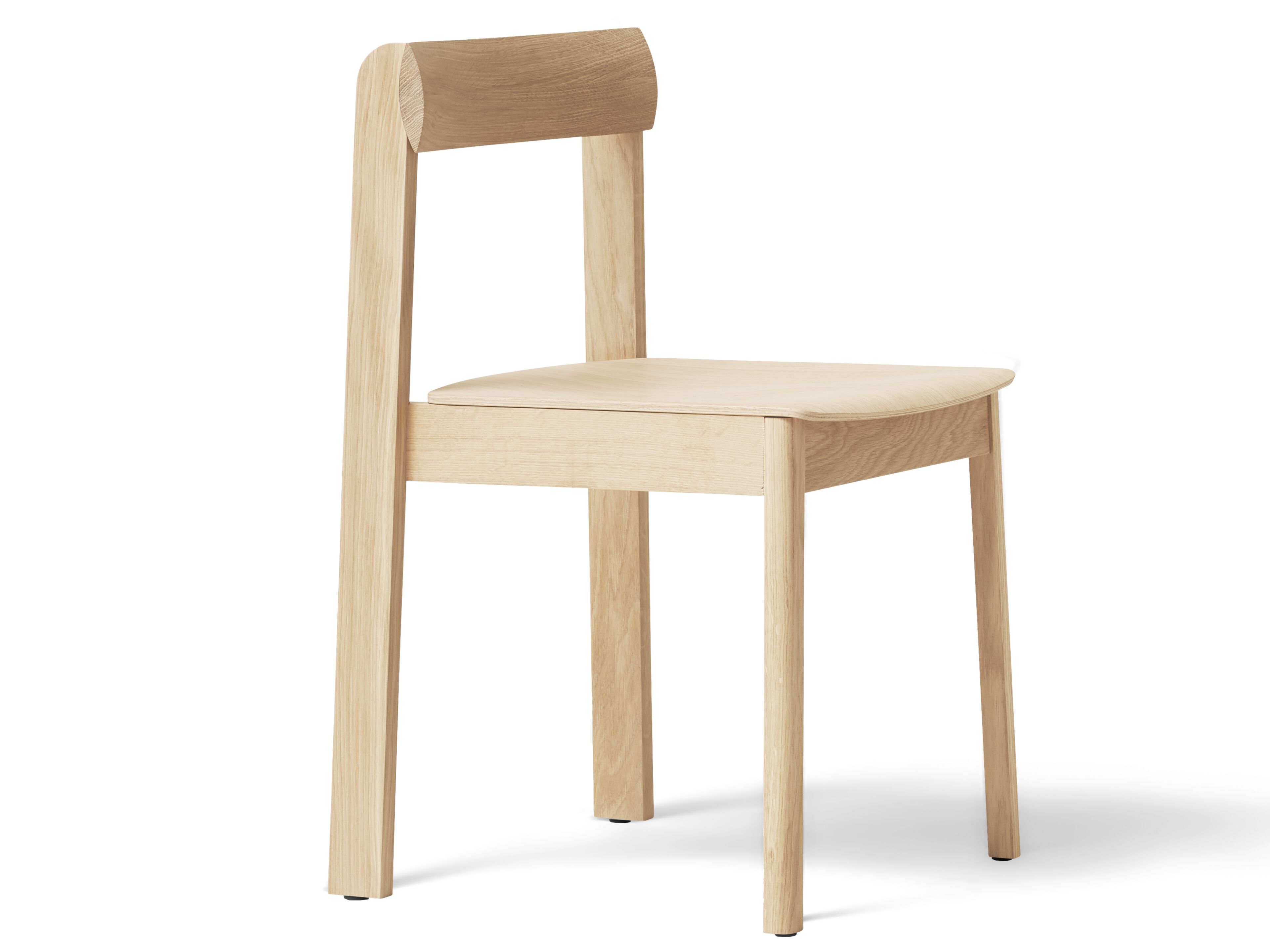 Штабелируемый стул из дуба с открытой спинкой Form & Refine Blueprint ARCH-00105045 - Вид №1