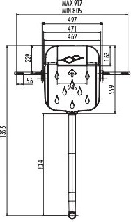GR5006.01 Инсталляция для чаши Генуя Creavit  - Вид №1