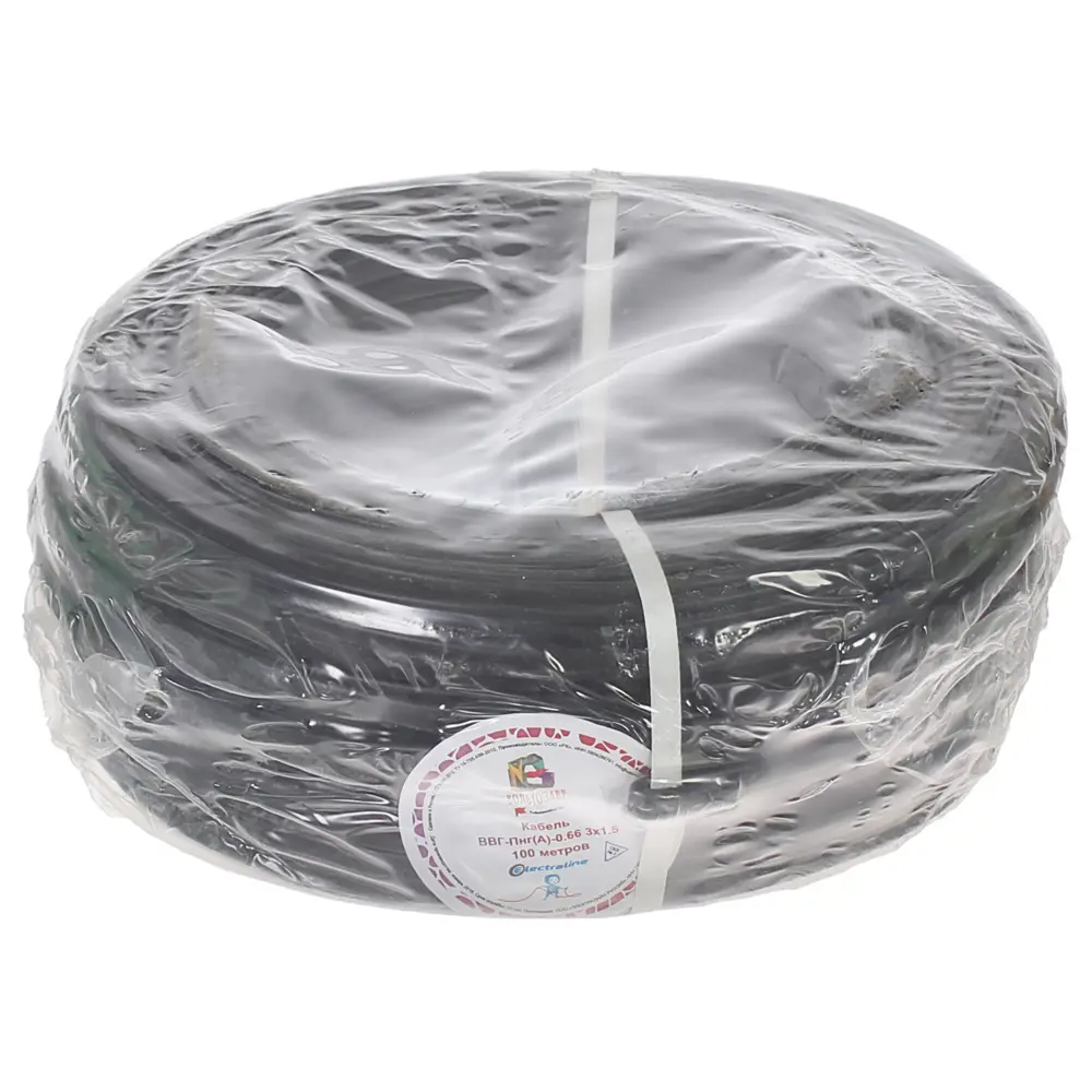 Кабель Electraline ВВГп-НГ 3х1.5 100 м (ГОСТ) STLM-2154477 - Вид №2