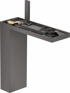 47022340 Смеситель для раковины 230, однорычажный, со сливным гарнитуром Push-Open, без тарелки AXOR MYEDITION