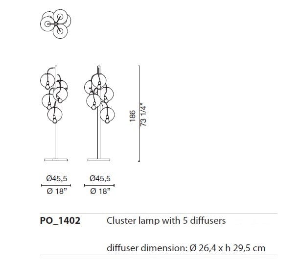Витраж торшер CAPPELLINI Meltdown ARCH-00105919 - Вид №5