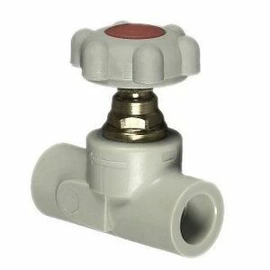 Вентиль 32 пластиковый прямоточный FV-PLAST