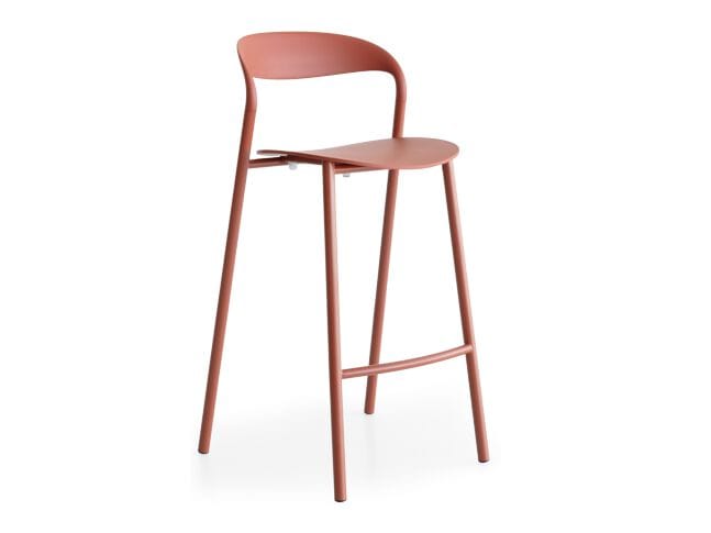 Высокий штабелируемый садовый стул из полипропилена со спинкой Lapalma HAWI OUTDOOR ARCH-00111194 - Вид №1