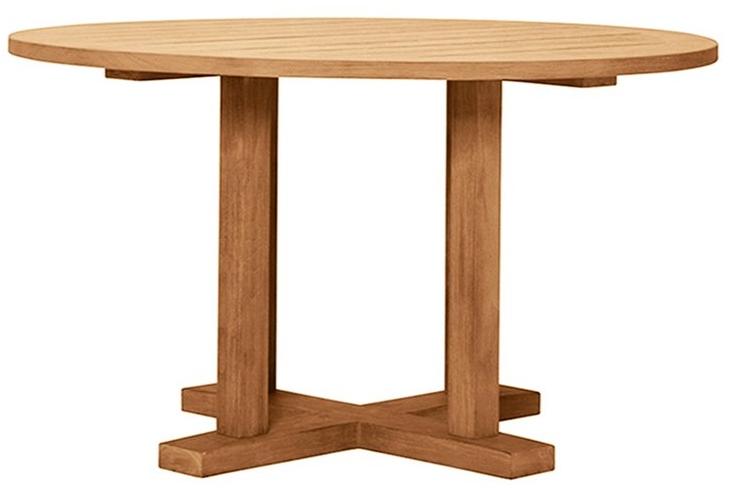 JANUS et Cie Круглый обеденный стол из тикового дерева Arbor sun-id-1515858 - Вид №1