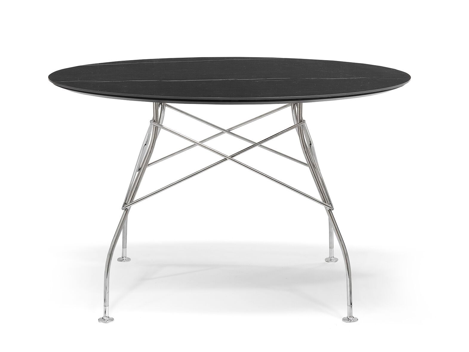 Круглый обеденный стол из керамогранита Kartell GLOSSY ARCH-00051866 - Вид №54