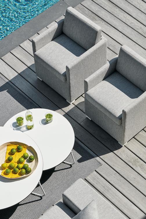 MNST46 Кресло для отдыха lotus smokey 99 Manutti Zendo - Вид №4