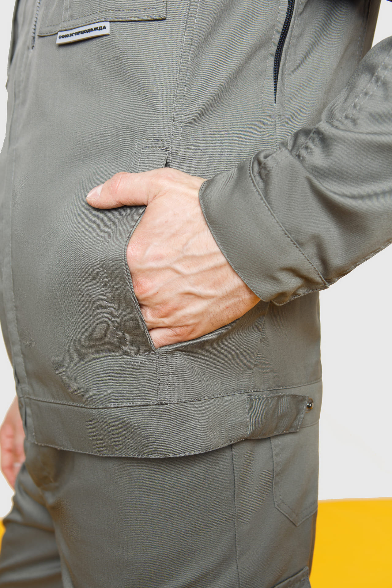 5026427 Костюм  NEW серый хаки STATUS  Летняя спецодежда  размер 56-58/182-188  - Вид №13