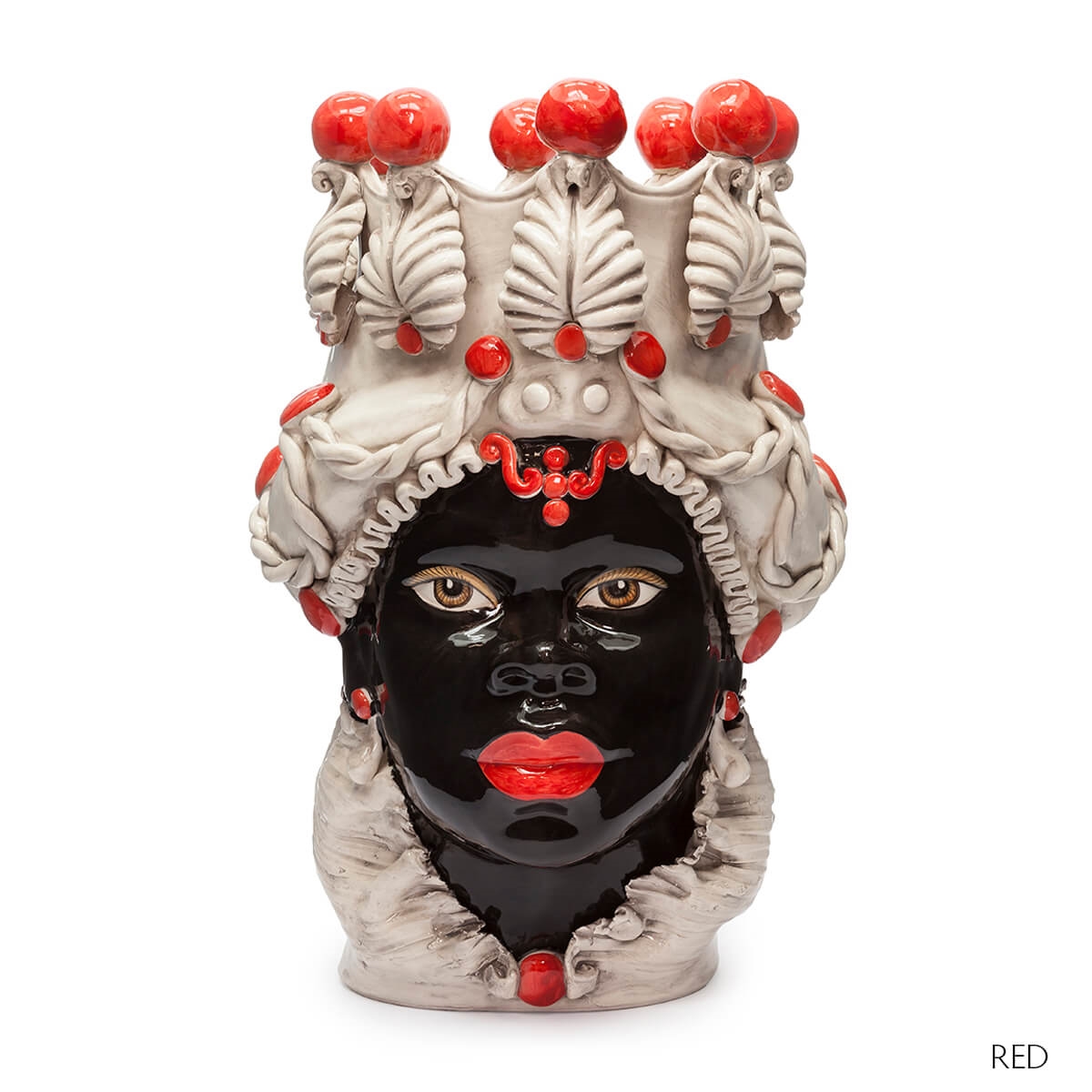 200654-LU ABHIKA ВАЗА MORO LADY BIG GOLD FINISH  - Вид №1