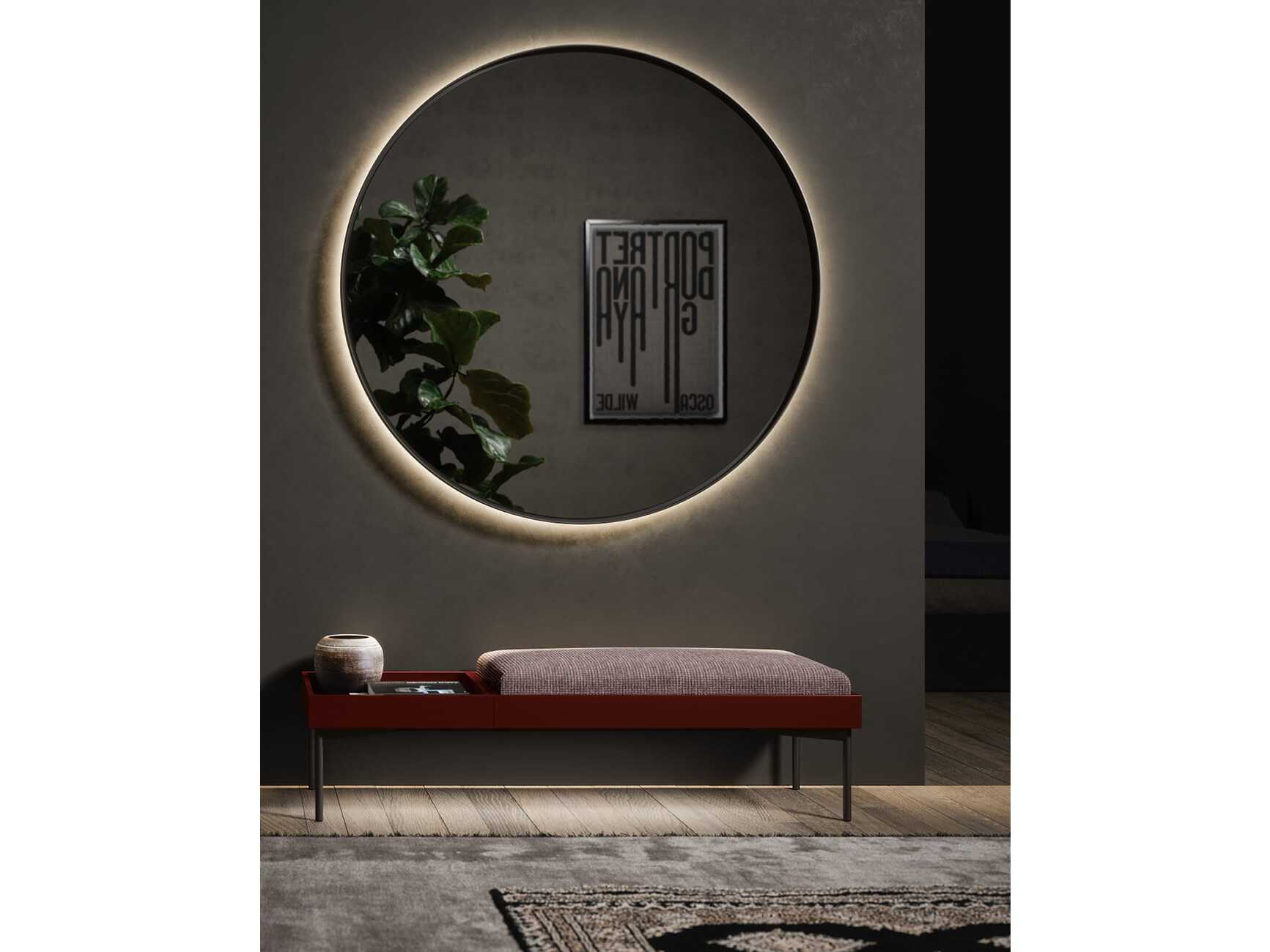 Круглое зеркало со встроенным настенным освещением Novamobili ASTRID ARCH-00081311 - Вид №1