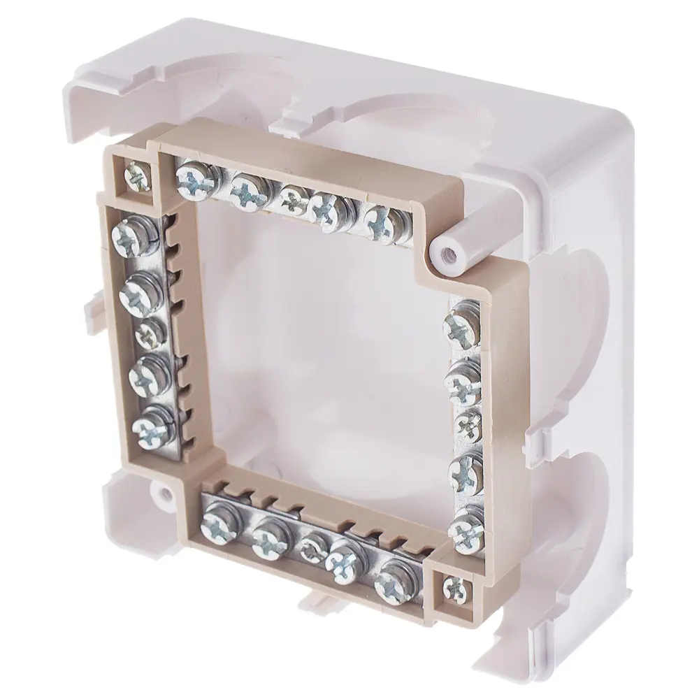 Коробка распределительная ОП 90х90х42 мм с клемником IP44 Santreyd STLM-2142570 - Вид №2