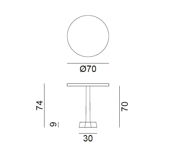 Круглый чугунный журнальный столик Gervasoni латунь ARCH-00082307 - Вид №21