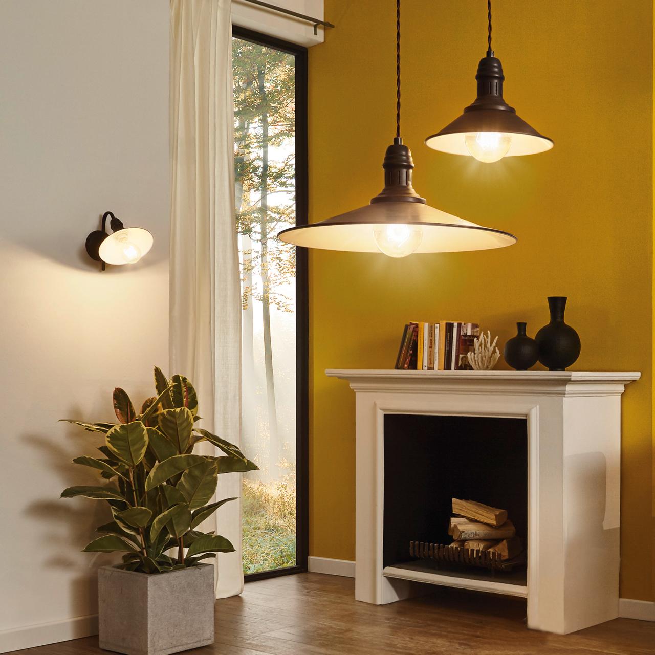 Подвесной светильник Eglo Stockbury 49455 EGLO STOCKBURY 086406 Коричневый  - Вид №1