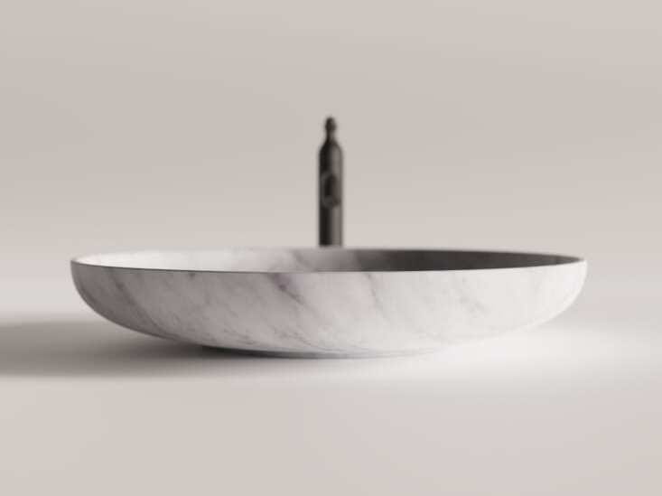 Круглый умывальник из натурального камня Agape SESSANTA ARCH-00147634 - Вид №4