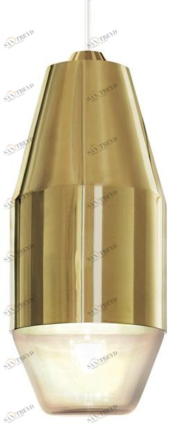 KUNDALINI Подвесной светильник из металла и дутого стекла sun-id-1494085