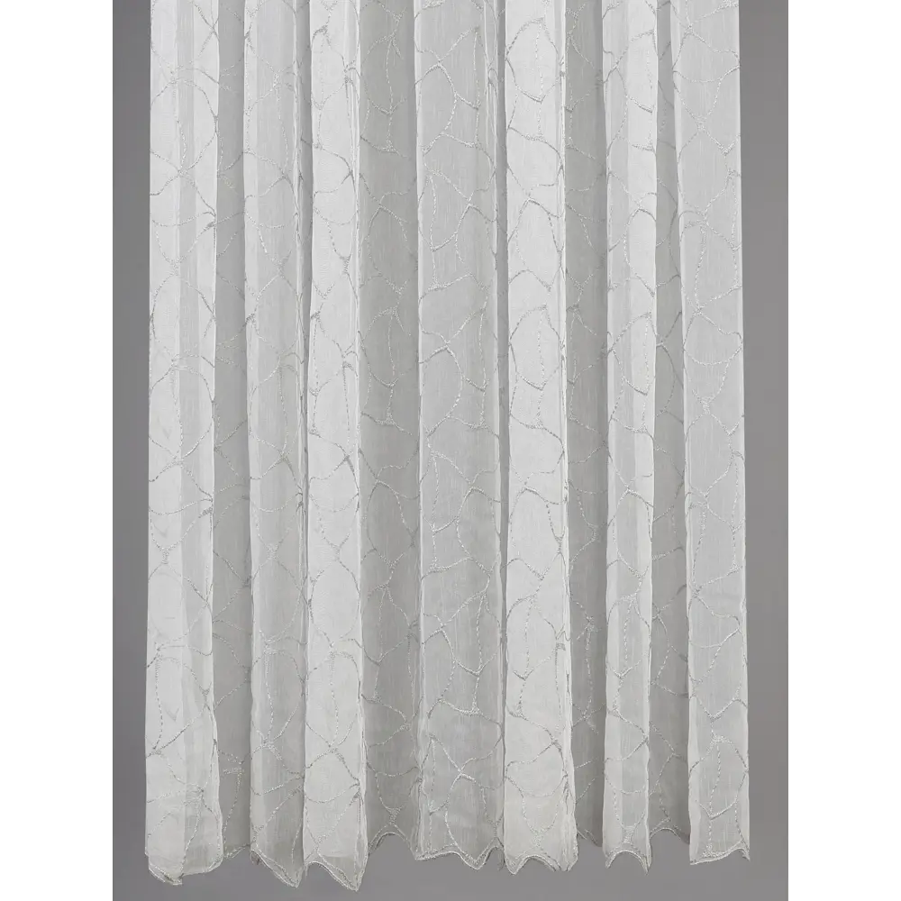 Тюль Santreyd 3596 V2 - воздушная сетка бежевого цвета для элегантных штор 89390568 STLM-1512045