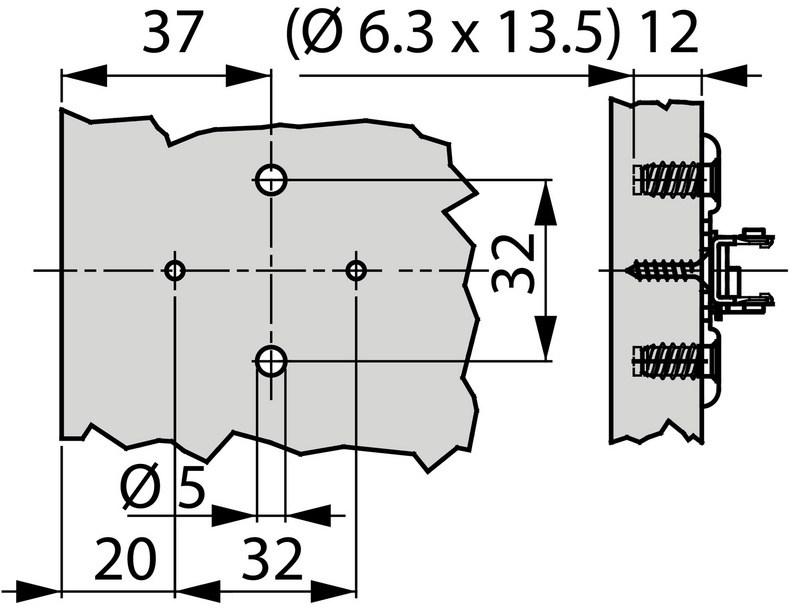 Würth Петля мебельная Piastra di montaggio tiomos F058139746 - Вид №3