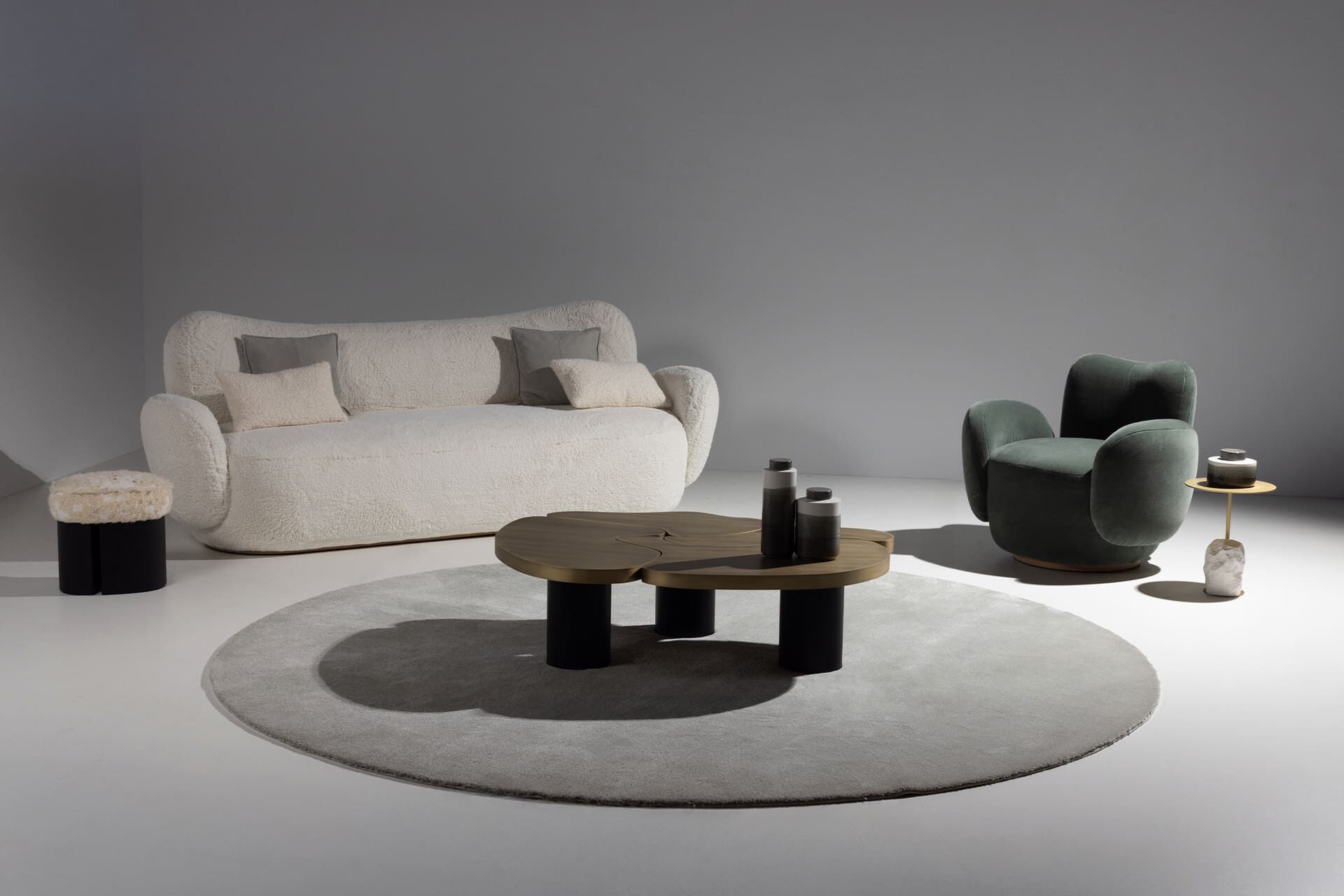 Латунный журнальный столик Greenapple MY BRAIN ARCH-00130142 - Вид №11