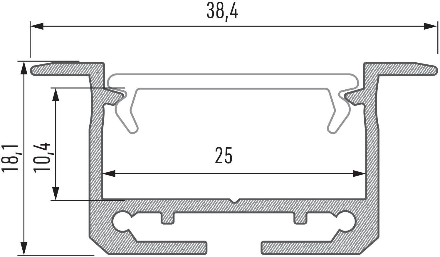 Lumines Lighting Линейный световой профиль для светодиодных модулей  10-0334-10  - Вид №5