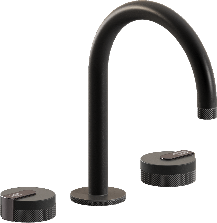 E-11512-R1BK-L1OX-GM Смеситель для умывальника на 3 отвертия GRAFF MOD+