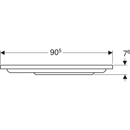 652210000 Угловой круглый душевой поддон Geberit Renova Geberit  - Вид №12