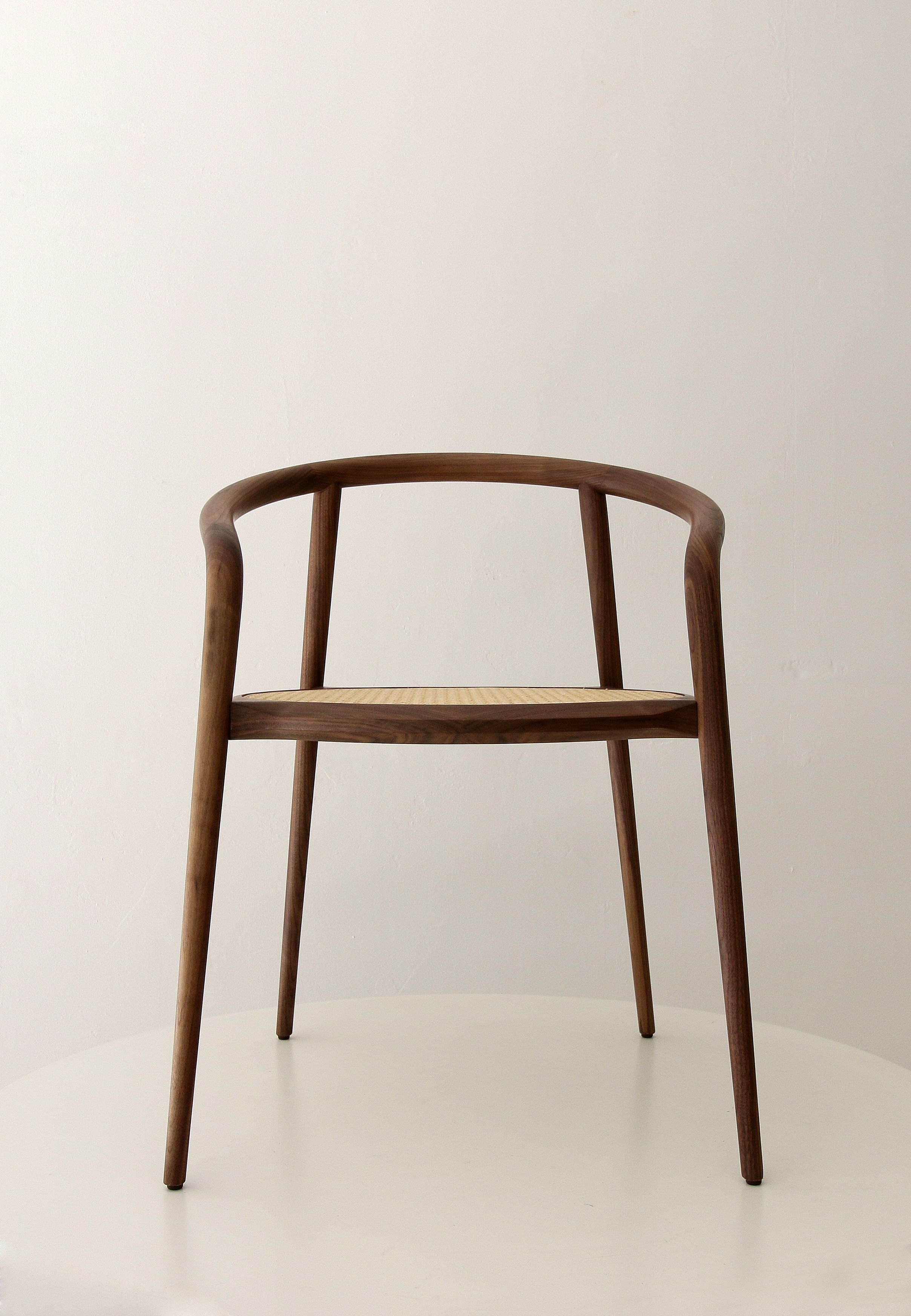 Стул грецкого ореха с подлокотниками Branca Lisboa ARANHA ARCH-00003289 - Вид №3