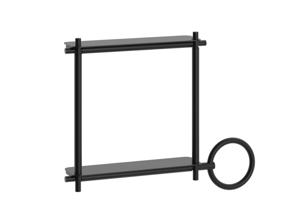 Квадратный модуль с полками и держателем для полотенец EVER Life Design Buck ARCH-00103817