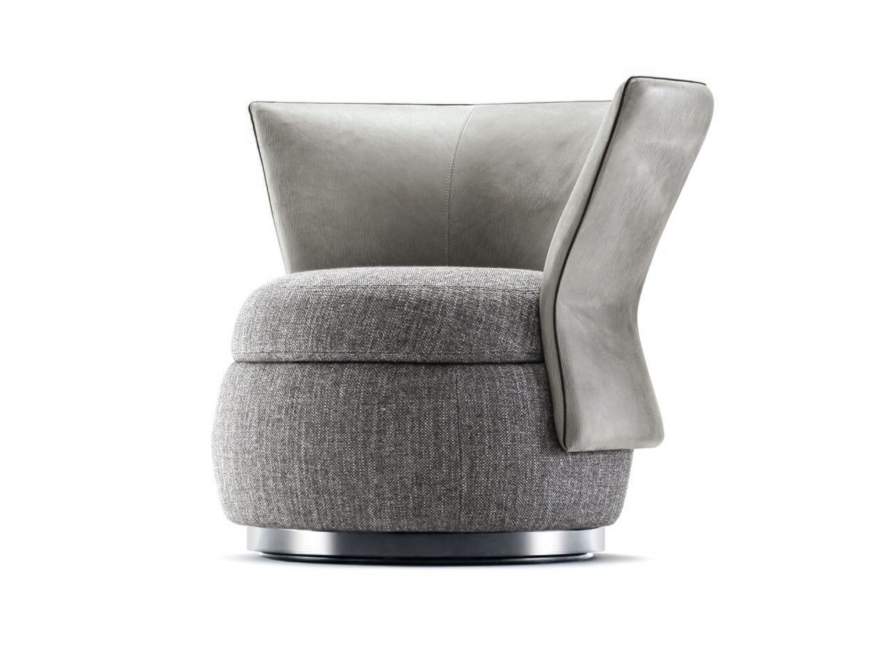 Кресло из ткани и кожи CEPPI Evergreen ARCH-00074471