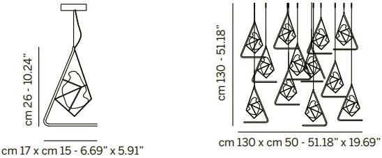 Euroluce Lampadari Подвесной светильник из хрусталя и металла Cryrock sun-id-1501865 - Вид №8