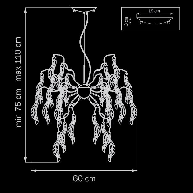 Люстра дизайнерская Houses? 793194 LIGHTSTAR ДИЗАЙНЕРСКИЕ 107986 Хром  - Вид №1
