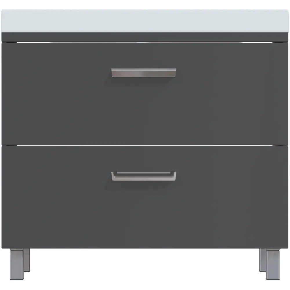 Тумба под раковину напольная Hilton 90 см цвет графит VIGO STLM-2002835