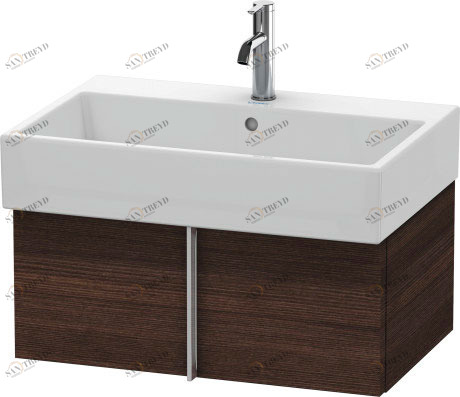 VA612605353 Vero Air Тумбочка подвесная Каштан темный, декор Duravit
