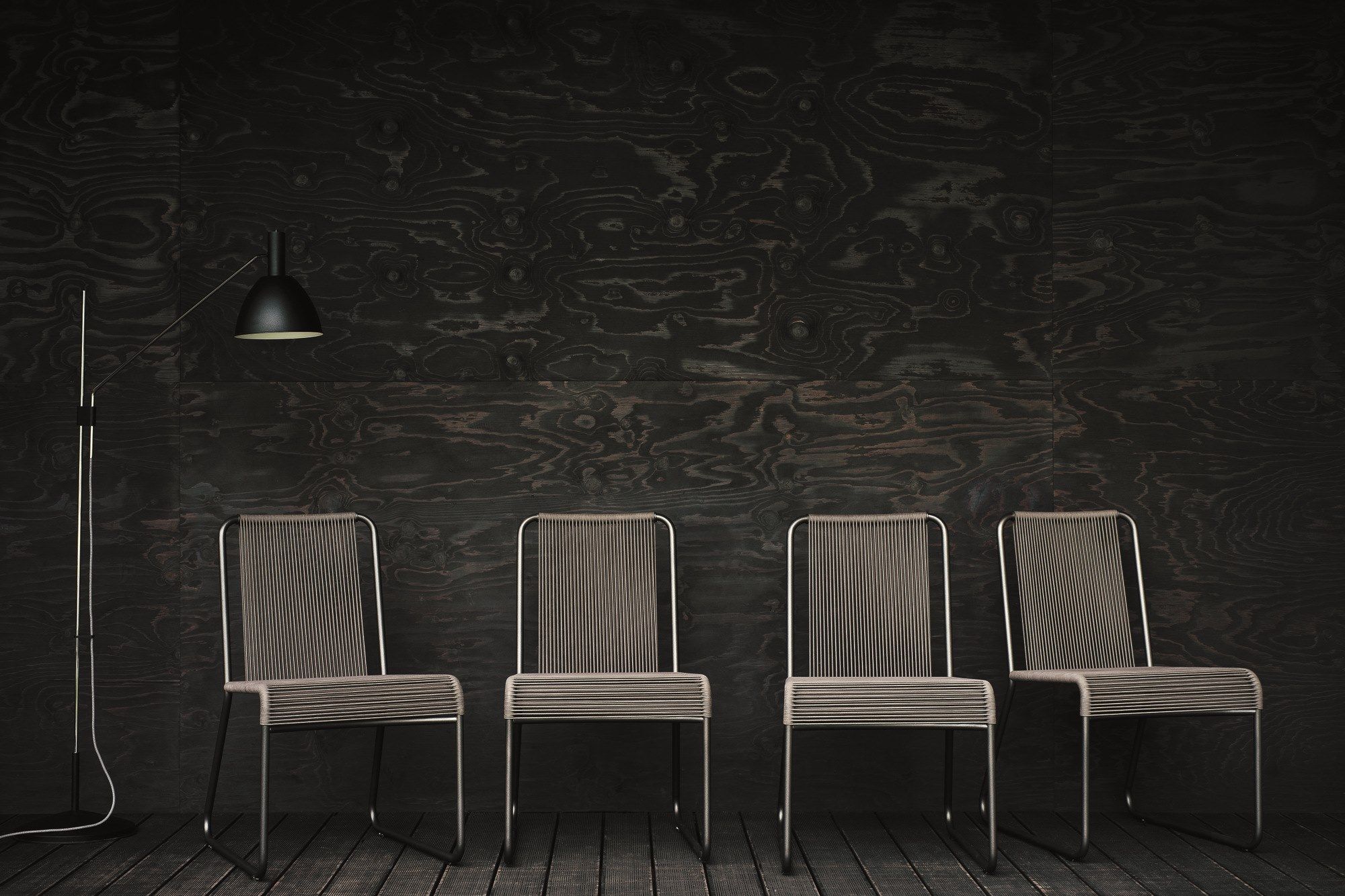 Веревочный стул для сада RODA Harp ARCH-00112743 - Вид №4