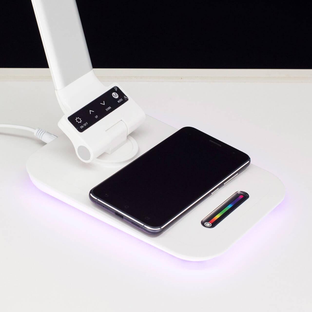 Лампа настольная белая Citilux "Ньютон" CL803011 CITILUX НЬЮТОН 00-3908157 Белый  - Вид №3