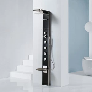 Душевая колонна CASCATA 3 Novellini CASCATA черная