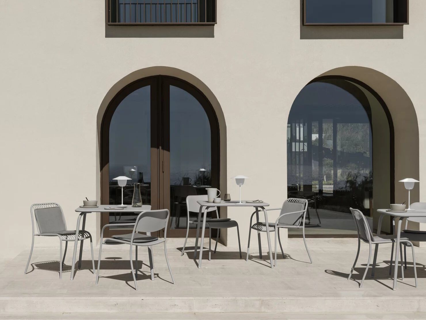 Стальной квадратный садовый стол blomus Yua ARCH-00101027 - Вид №4