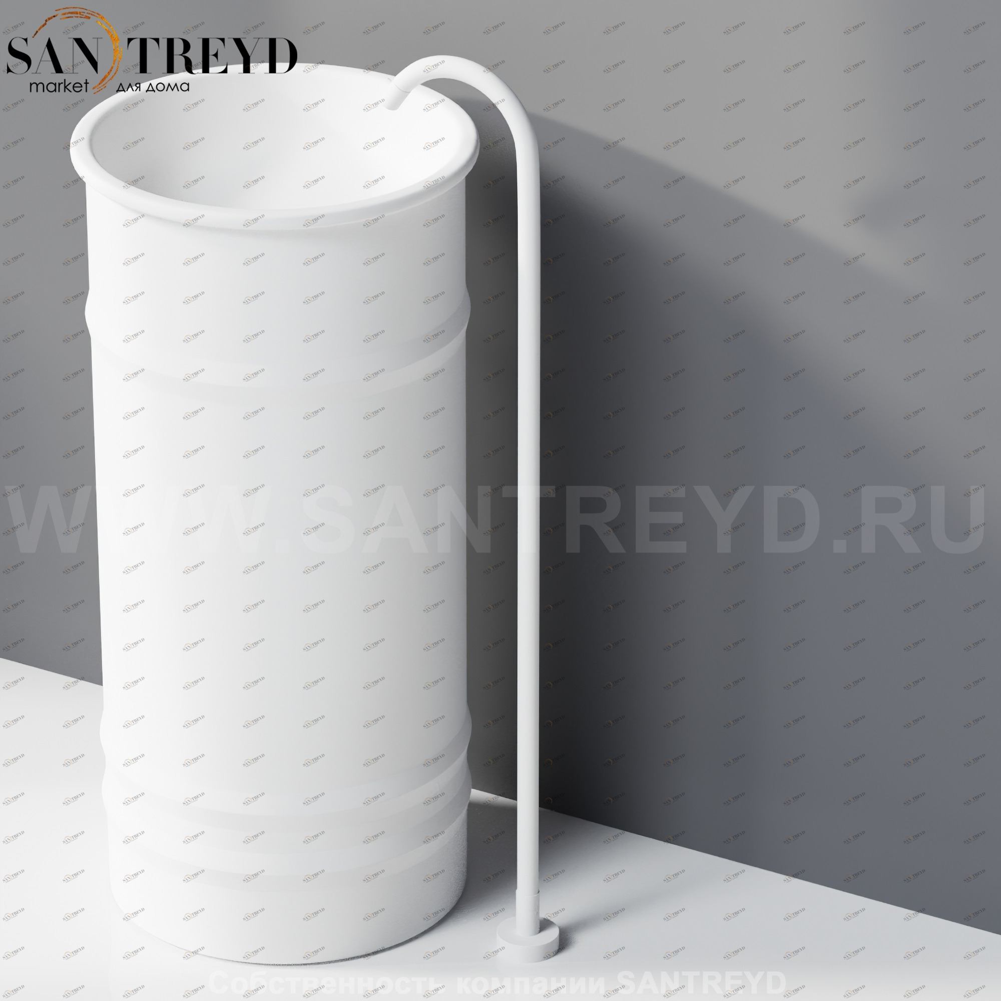 Напольный смеситель ARUB1460000Z FEZ 2 для раковины белый матовый Agape