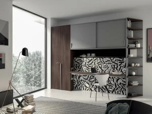 TUMIDEI Односпальная раскладная кровать со шкафом On-off