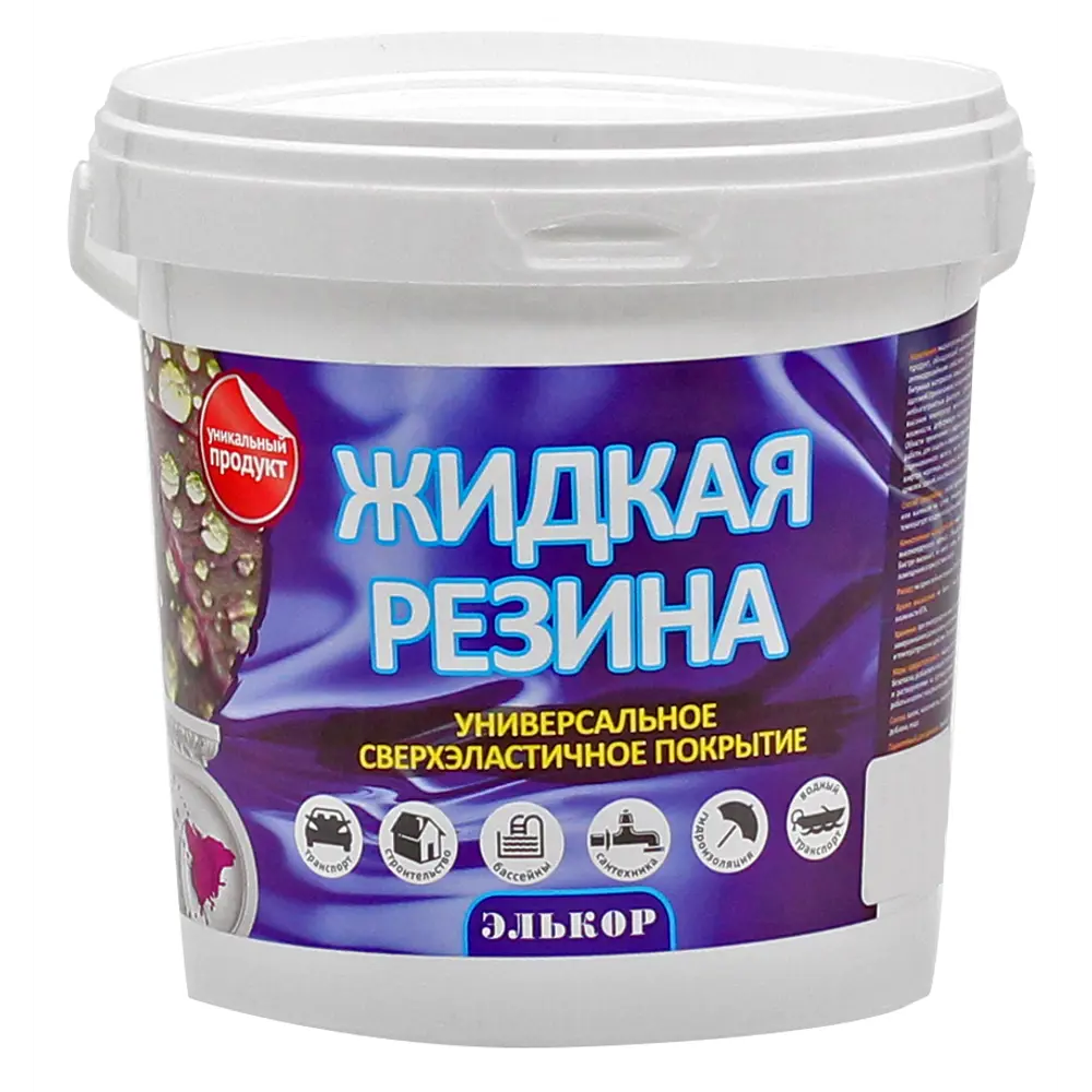 Жидкая резина Элькор Профи цвет серый 1 кг Santreyd Не применимо STLM-2002644