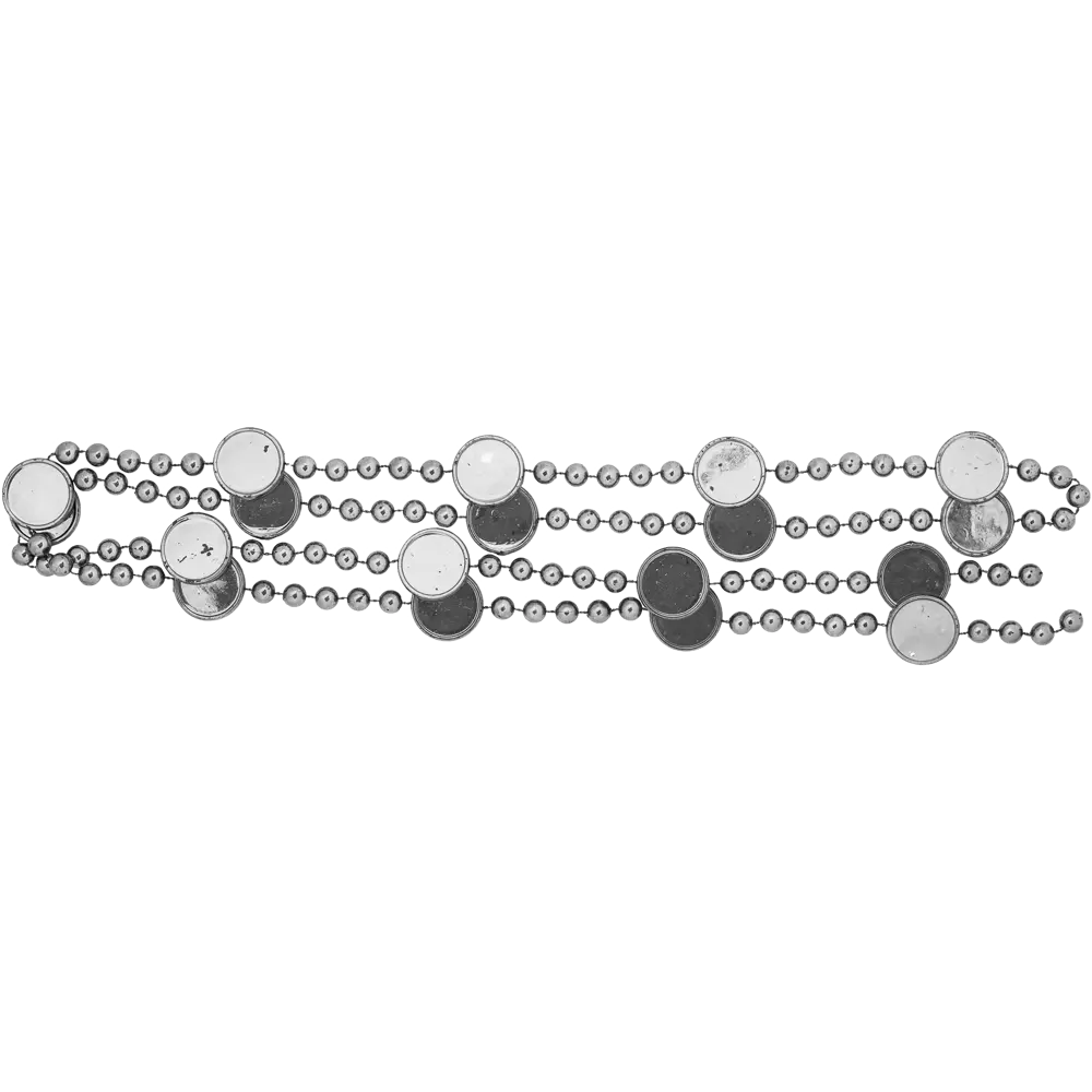 Гирлянда пластиковая 180 см цвет серебро Santreyd STLM-2117143 - Вид №1