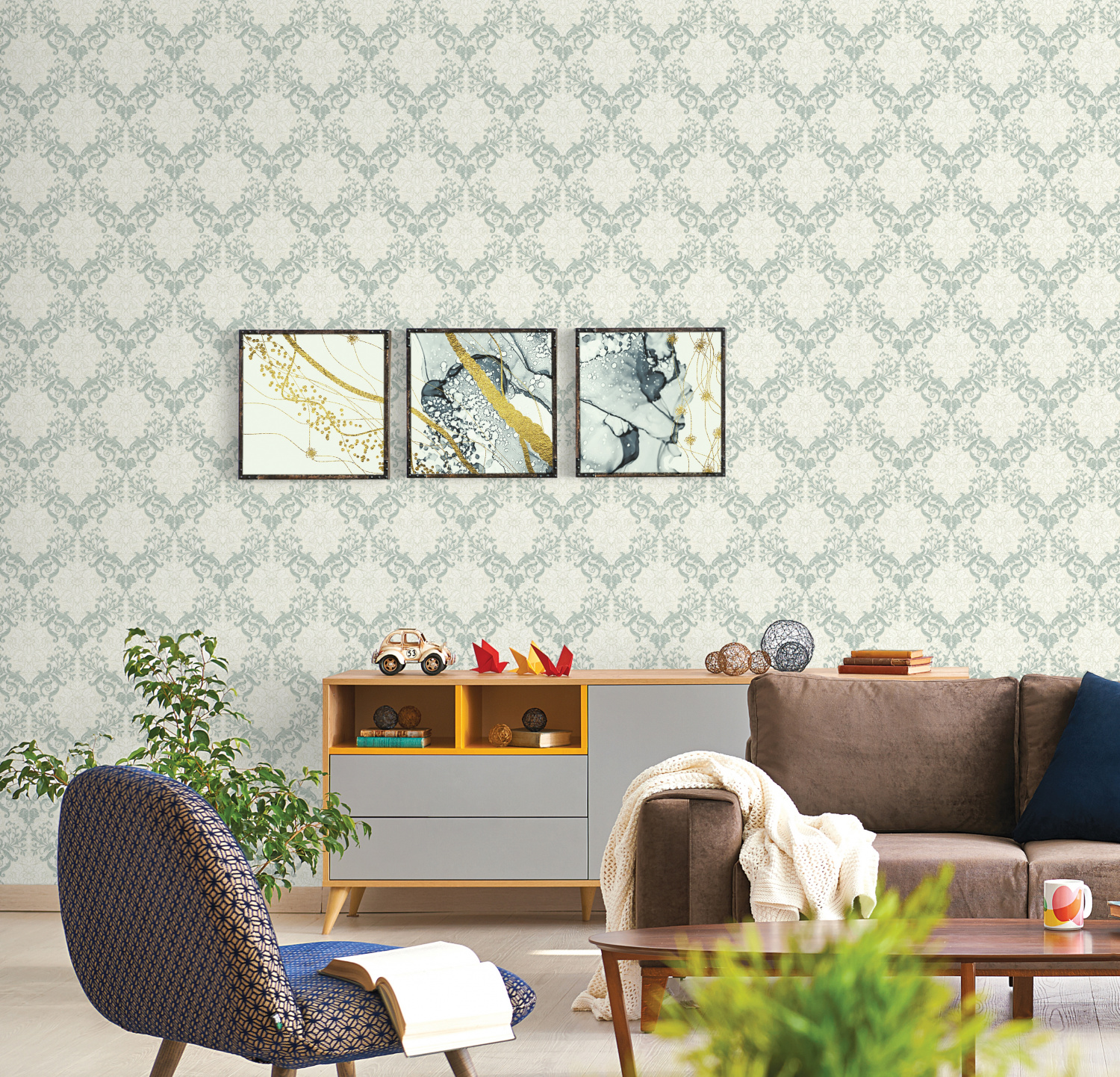 Рулон обоев основа Флизелиновая HC31092-77 Home Color Мин. заказ 6 рулонов HC3109277 - Вид №6