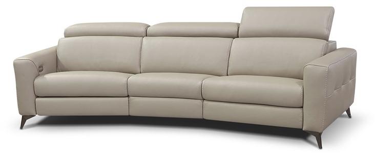 Rossini Sofas Изогнутый регулируемый кожаный диван sun-id-1509203 - Вид №3