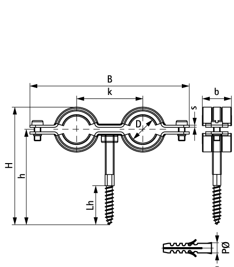 0802136 BIS Cobra Двойные хомуты с epdm walraven  - Вид №1