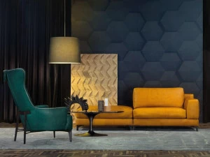 Borzalino Секционный кожаный диван Ben