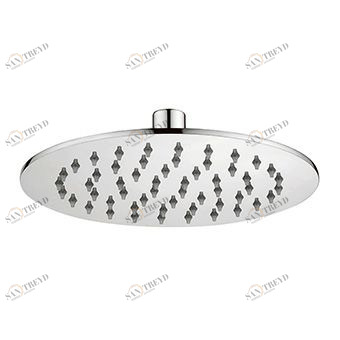 Z94271 Душевая головка Ø 250 мм из хромированной нержавеющей стали, с фиксированной струей, с системой защиты от накипи. Толщина 4 мм. Zucchetti Shower 