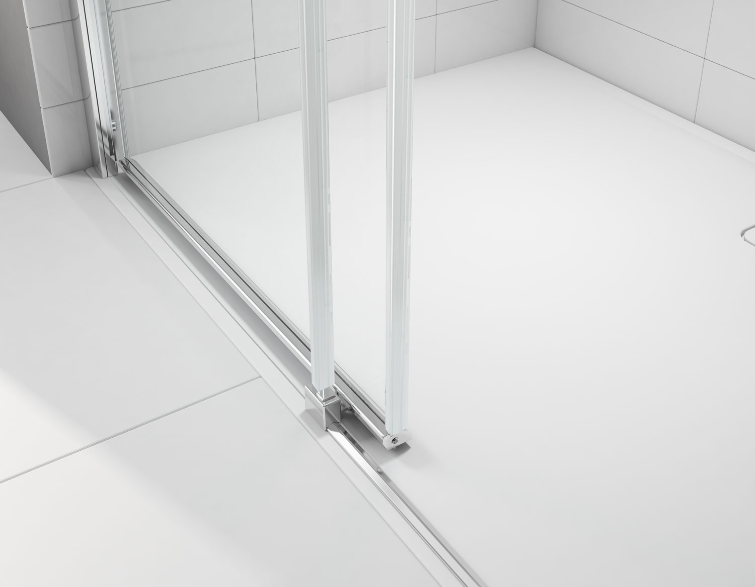 Профиль компенсационный A0315B0 Merlyn Ionic Хромированный  - Вид №2